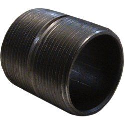 1 1/2 x Closed Black Steel Pipe Nipple