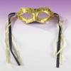 Forum Novelties Unisex-Adults Venetian Mask-No Head Band, Gold, Standard view 1