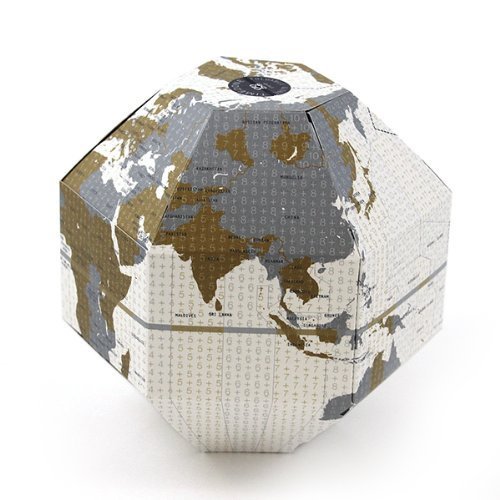 Geography Globe FOG-T Earth in Pocket Voyage Time Difference Folding