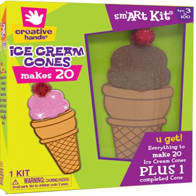 Creative Hands by Fibre-Craft Ice Cream Cones for Arts and Crafts