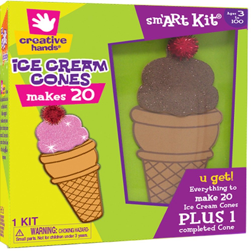 Creative Hands by Fibre-Craft Ice Cream Cones for Arts and Crafts