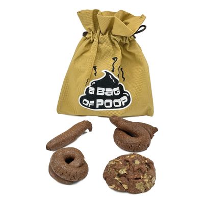 Island Dogs A Bag of Poop Novelty Fake Poop in a Bag - Four Different Shapes in a Realistic Finish - A Great Gag Gift That is Fun for Everyone