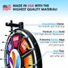 Print & Insert Your Own Prizes Dry Erase Spinning Wheel  Reusable Promotional Prize Game with Magnetic Frames for Quick-Change Inserts | Table-Stand Display Wheel Made in USA (30 Inch) view 3