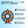 Print & Insert Your Own Prizes Dry Erase Spinning Wheel  Reusable Promotional Prize Game with Magnetic Frames for Quick-Change Inserts | Table-Stand Display Wheel Made in USA (30 Inch) view 4