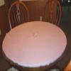 PLAYEZZE BONNETS Poker Tablecloth Covers - Pink Patio Table Covers - Bridge, Majhong, Card Games (60 inch Round Tables) view 2