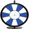 Dual and Triple Color Tabletop Dry Erase Prize Wheel  24 Inch Desktop Spinning Wheel, Durable Wood, Balanced for Fair Odds, Trade Show Booth Raffle, Fundraiser, Baby Shower (Blue, 24") view 1