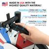 Dual and Triple Color Tabletop Dry Erase Prize Wheel  24 Inch Desktop Spinning Wheel, Durable Wood, Balanced for Fair Odds, Trade Show Booth Raffle, Fundraiser, Baby Shower (Blue, 24") view 3