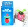 Solar Powered bee happy DANCING FLOWER (PINK COLOR TUB) view 1