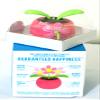 Solar Powered bee happy DANCING FLOWER (PINK COLOR TUB) view 2