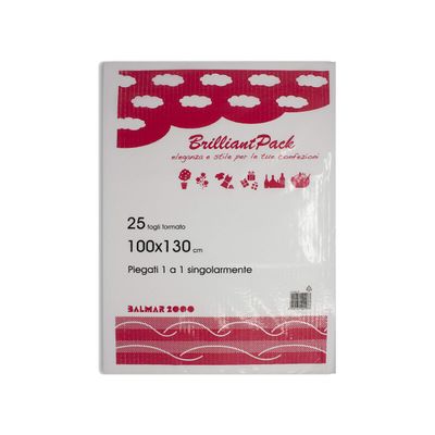 BALMAR 2000 PF500100 Pack of 25 Transparent and Brilliant, Multi-Purpose Polypropylene Sheets 100 x 130 cm