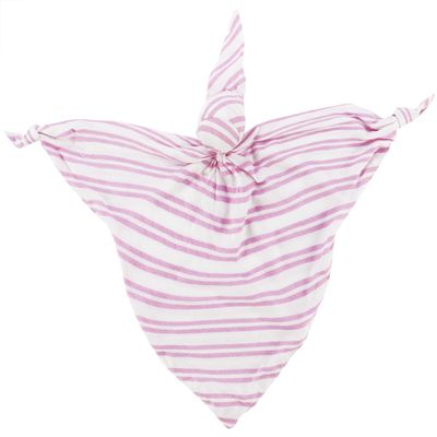 Cuski Mussi Cuski Baby Comforter, Pink Stripes
