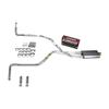 Truck Exhaust Kits - DIY dual exhaust system 2.5 pipe Flowmaster 50 RC Tip Side Exit view 1