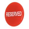 Brybelly 1.25" Engraved Reserved Poker Button (Red) view 2