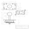Arcade Joystick Red Ball Design Switchable from 2-Way to 4-Way to 8-Way Operation, Heavy Duty Design view 2
