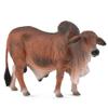 Collecta Red Brahman Bull ,5.1"L x 3.3"H view 1
