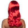 Boland 85872 Chic Long Hair Wig with Fringe Red view 3