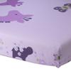 Lambs & Ivy Crib Fitted Sheet, Lavender Jungle view 1