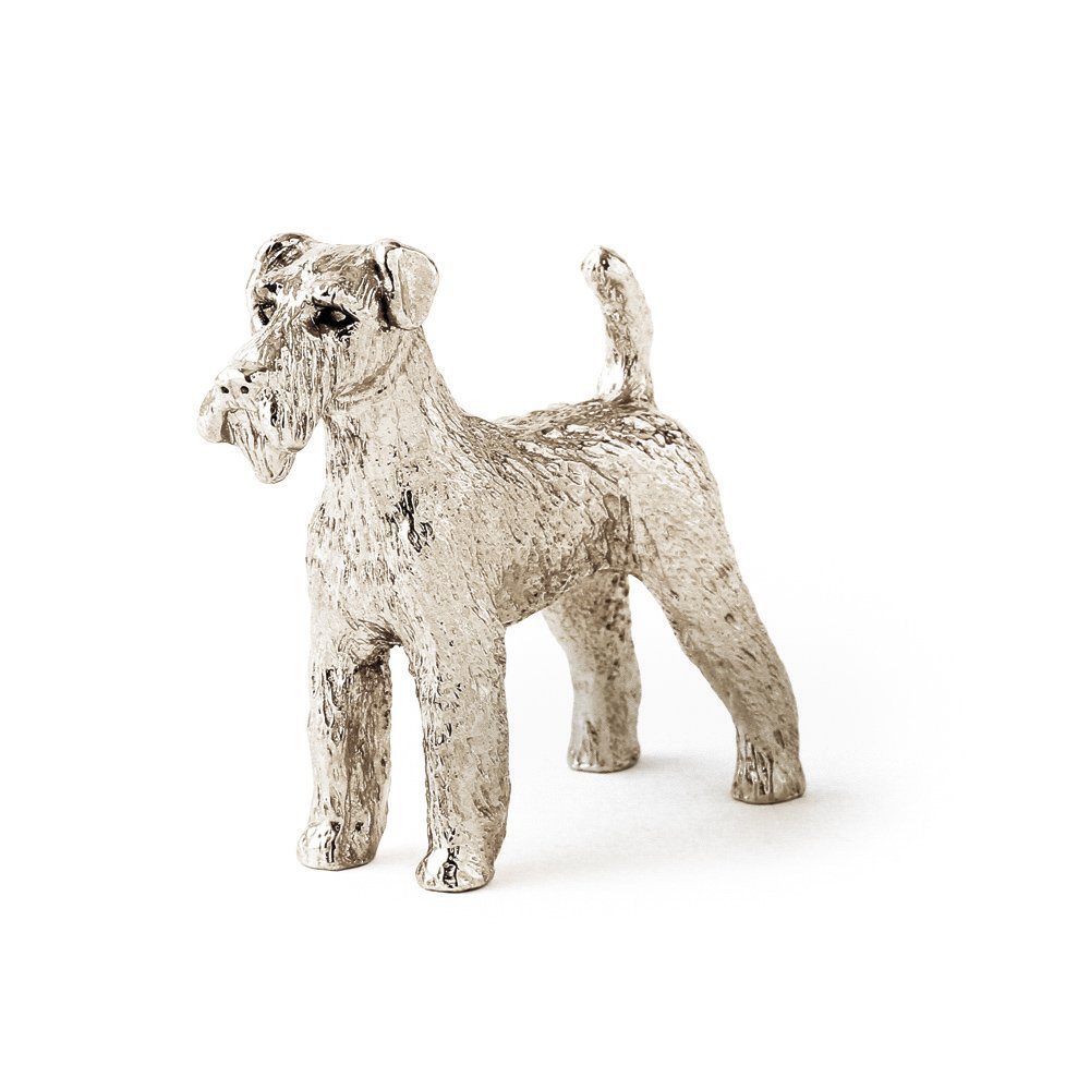 Airedale terrier dog figure made in UK (japan import)