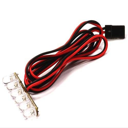 Integy Straight Mounted Type High Brightness LED Light (6) Set