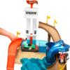 Hot Wheels Toy Car Track Set, Color Shifters Sharkport Showdown, 1:64 Scale Car with Repeat Color-Change Feature view 3