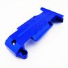 Atomik RC Alloy Rear Skid Plate, Blue fits The 1/10 E-Revo and Other Models - Replaces Part 5337 view 2