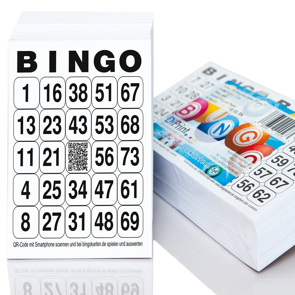 DiPrint 500 Bingo cards System 24 of 75