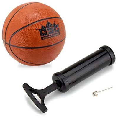 5-Inch Textured Mini Basketball with Pump