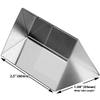 Amlong Crystal 2.5 inch Optical Glass Triangular Prism for Teaching Light Spectrum Physics and Photo Photography Prism, 60mm view 2
