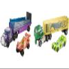Hot Wheels Toy Car & Truck, Super Rigs 1:64 Scale Race Car & Matching Semi Truck Transporter (Styles May Vary) view 1