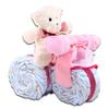 The Gifting Group Tricycle Diaper Cake, Pink view 1