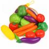 20 Pieces Play Vegetables Playset - Life-Sized Toy Food for Kids Kitchen, Healthy Farmer's Market Grocery Pretend Play Plastic Toy Set for Toddlers view 1