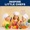 20 Pieces Play Vegetables Playset - Life-Sized Toy Food for Kids Kitchen, Healthy Farmer's Market Grocery Pretend Play Plastic Toy Set for Toddlers view 4