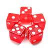 IDS 19mm Casino Craps Dice - Set of 5 Crystal Red view 1