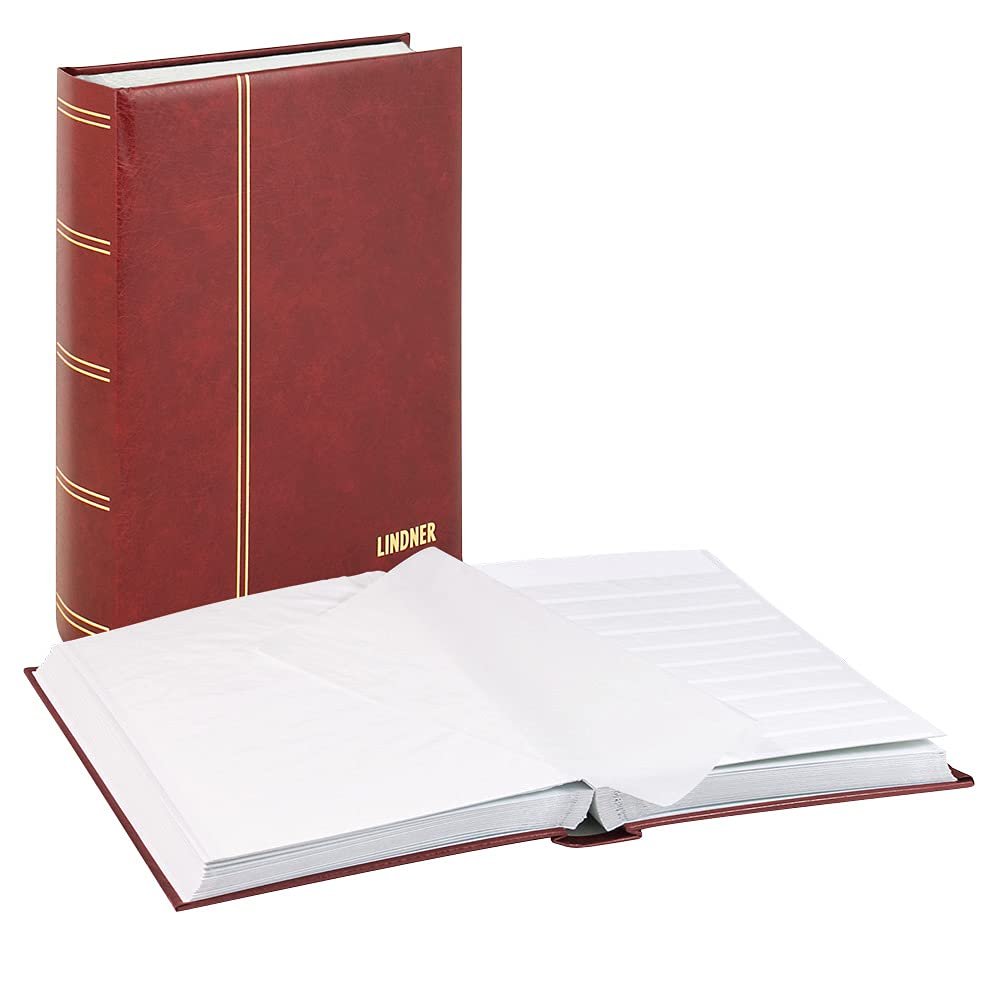 Lindner 1175 - R Einsteckbuch Elegant-Rot