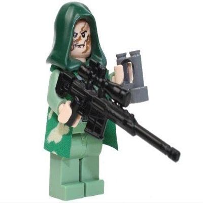 CombatBrick US Marine Scount Sniper in Woodland camo - Custom Army Builder Military Minifigure