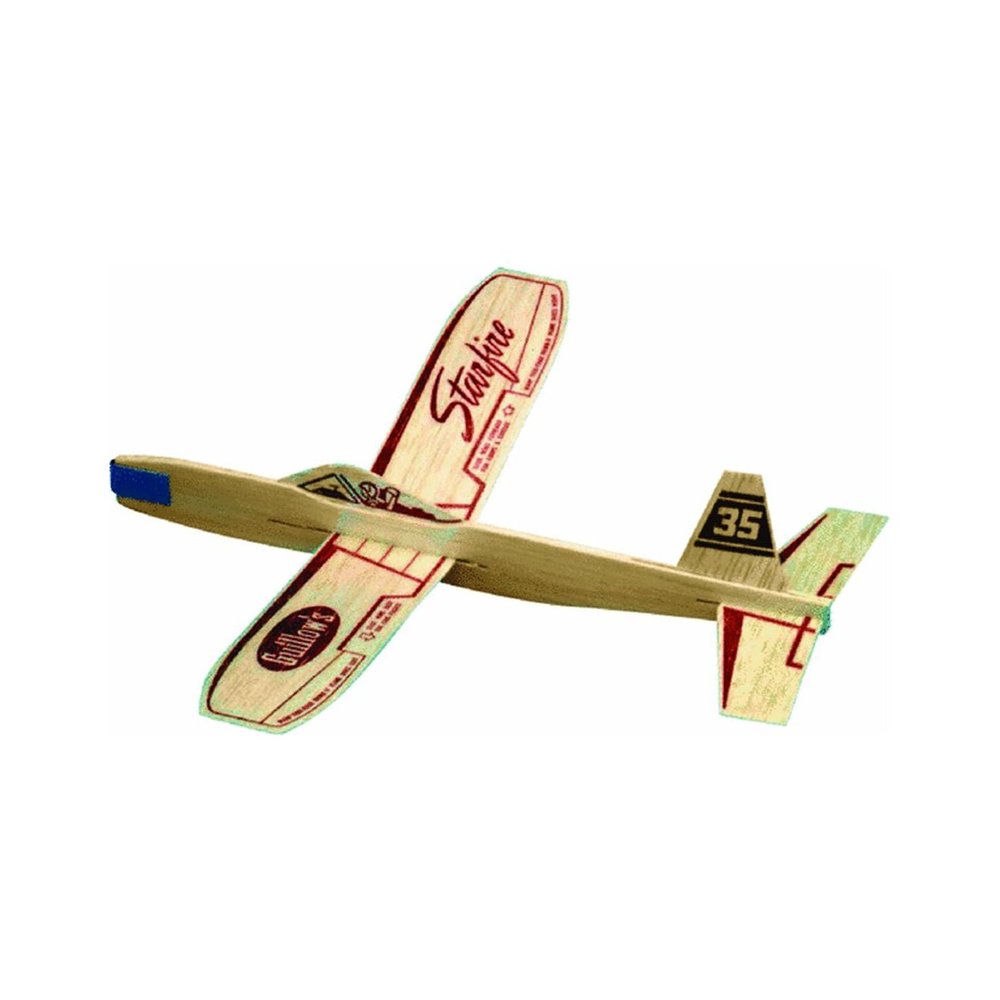 Guillow's Lot of 12 Starfire Balsa Wood Toy Flying Airplanes