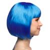 Boland 10103128 85896 Polyester Wig One Size Blue, Unisex view 2
