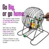 Royal Bingo Supplies Jumbo 12" Tall Bingo Game Set for Adults, Seniors, Family & Kids - 100 Cards 500 Chips 75 Balls, XL Roller Cage & Board view 4