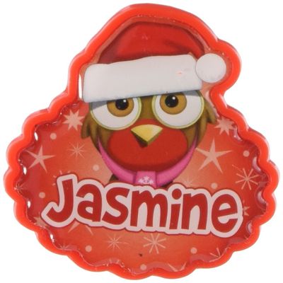 John Hinde Jasmine My Name Flashing Badge