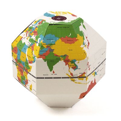 Geography Globe Earth in Pocket Voyage Country Folding FOG-N
