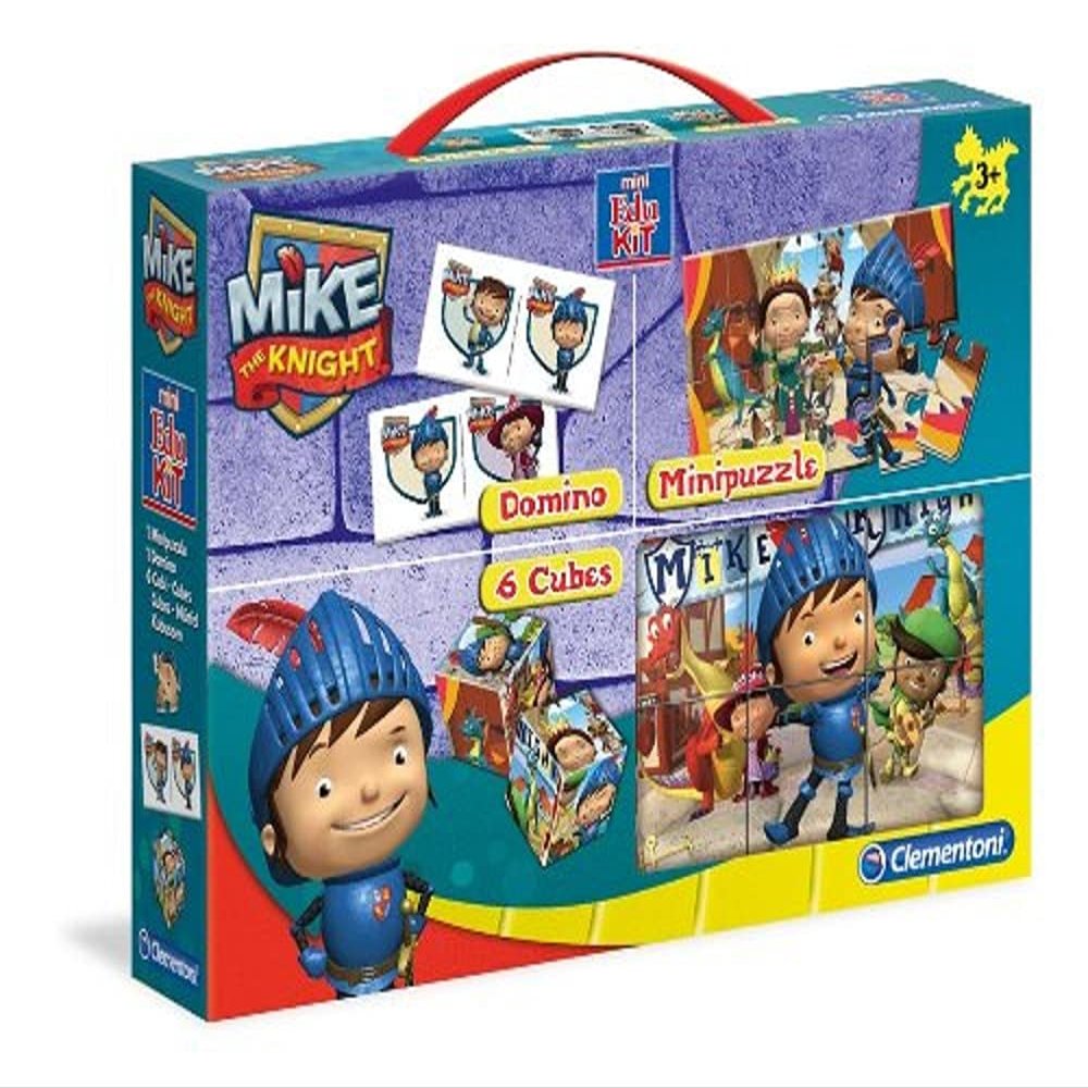 Clementoni - 13443.4 - Educational Game - Mini Edukit Mike The Knight