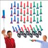 Stomp Rocket Squeeze Rocket 8 Player Party Pack - Includes 8 Launchers, 40 Soft Foam Rockets - Rocket Launcher STEM Gift - Ages 4 & Up - Fun Backyard & Outdoor Kids Toys Gifts for Boys & Girls view 1