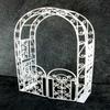 Melody Jane Dolls Houses 1:12 Scale White Arbor with Gate #Eiwf531 view 1