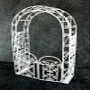 Melody Jane Dolls Houses 1:12 Scale White Arbor with Gate #Eiwf531 view 4