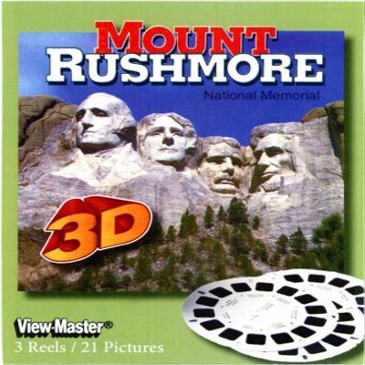 ViewMaster- Mount Rushmore National Memorial - 3 Reels on Card - NEW by 3Dstereo ViewMaster