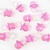 2.5" Acrylic Pink Baby Pacifier Baby Shower Favors - 48 Pieces view 1