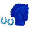 Horseshoe Earrings Blue view 1