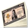 12pc. "Thanks a Million" Novelty Million Dollar Bill Gift Set view 3