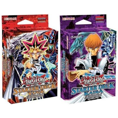 Yu-Gi-Oh KON7KRSD Yugi & Kaiba Reloaded Starter Decks-Set of 2, Multi