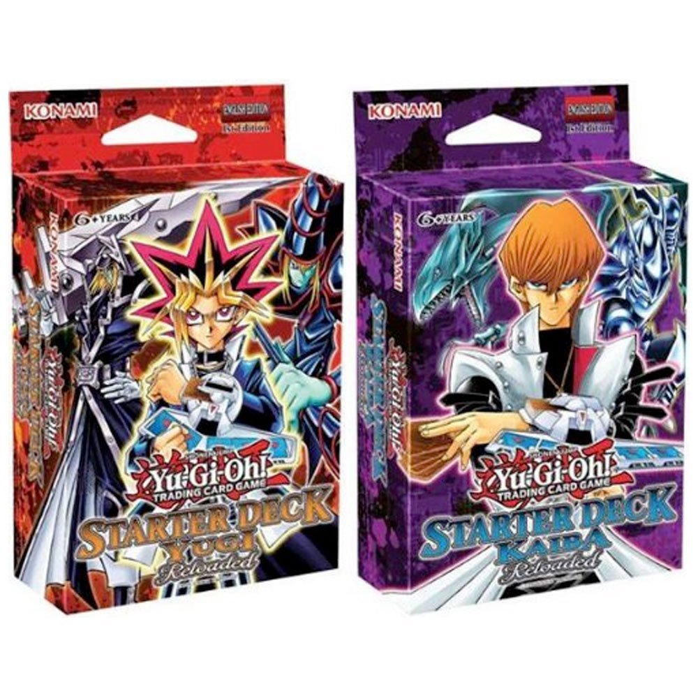 Yu-Gi-Oh KON7KRSD Yugi & Kaiba Reloaded Starter Decks-Set of 2, Multi